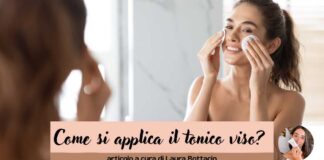 come si applica il tonico viso