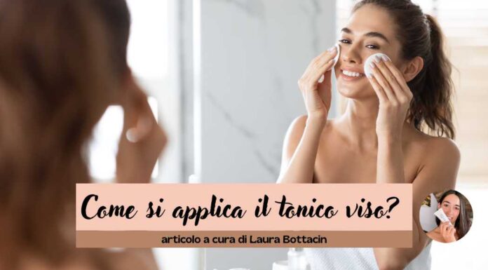 come si applica il tonico viso
